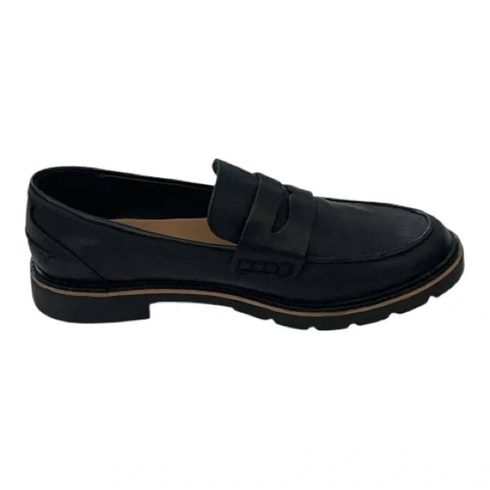 ♥️Blondo ♥️Waterproof Ladies Black leather loafers, Size (8.5)